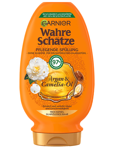 Wahre Schätze Pflegende Spülung Argan- & Camelia-Öl - Produktabbildung